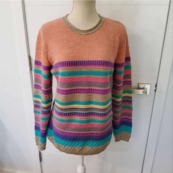 SOL Alpaca Norms Baby Alpaca Knit Sweater Size L - Picture 3 of 14
